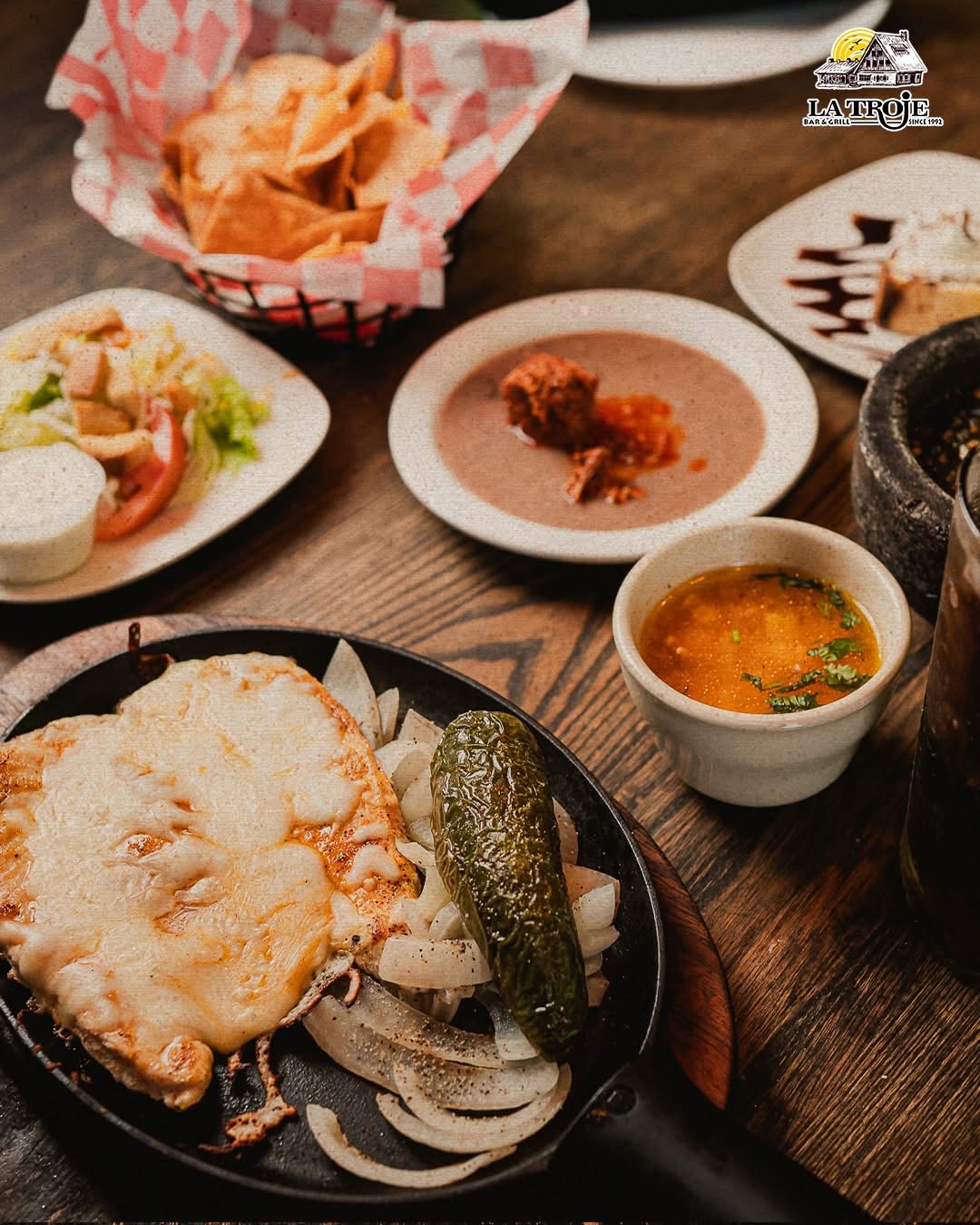 Queso fundido La Troje